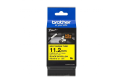 Brother HSe-631E Pro Tape, 11.2 mm x 1.5 m, fekete nyomtatás / sárga alapon , eredeti szalag