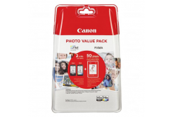 Canon eredeti tintapatron PG-545 XL/CL-546 XL + 50x GP-501, black/color, 8286B006, Canon Pixma MG2450, 2555, MX495, Promo pack