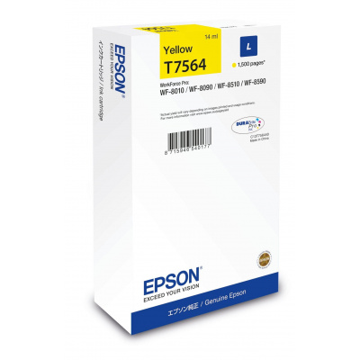 Epson T7564 L C13T75644N žlutá (yellow) originální cartridge