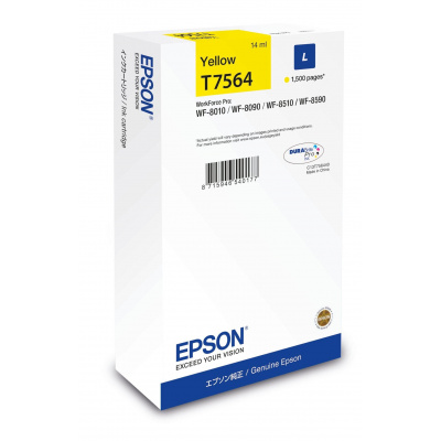 Epson T7564 L C13T75644N sárga (yellow) eredeti tintapatron