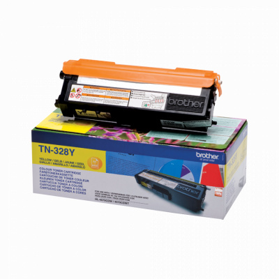 Brother TN328Y sárga (yellow) eredeti toner