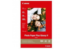 Canon Photo Paper Plus Glossy, fotópapírok, fényes, fehér, A3, 260 g/m2, 20 db, PP-201 A3, inkous