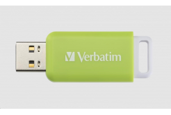 VERBATIM Flash Disk 32GB DataBar USB 2.0 Drive, zöld