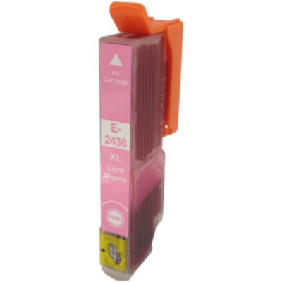Epson T2436 XL világos bíborvörös (light magenta) kompatibilis tintapatron