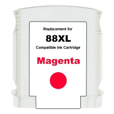 Utángyártott tintapatron a HP 88XL C9392A bíborvörös (magenta) 