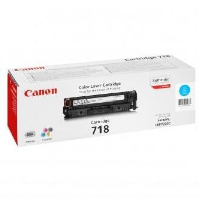 Canon CRG-718 cián (cyan) eredeti toner
