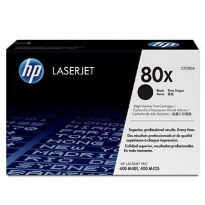HP 80X CF280X fekete (black) eredeti toner
