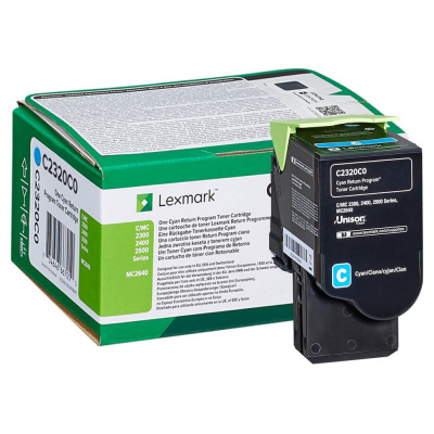 Lexmark C2320C0 cián (cyan) eredeti toner