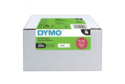 Dymo D1 2231632, 12mm x 7m, fekete nyomtatás / fehér alapon, eredeti szalag, 20db