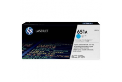 HP 651A CE341A cián (cyan) eredeti toner