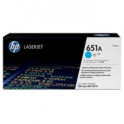 HP 651A CE341A cián (cyan) eredeti toner