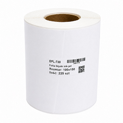 Öntapadó címkék EPSON ColorWorks EPL-730 PP Glossy Premium nyomtatókhoz, 100x150mm, polipropilén, fényes, fehér