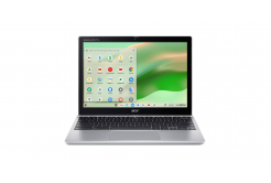 Acer CP312-1HN 12,2 N100 NX.J1KEC.002 Notebook, 8G, 128GB, Chrome silver, Cseh billentyűzet