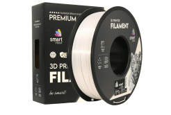 Smart Print FG-S184-E1, 3D filament, PLA Silk, 1,75mm, 1000g, Fehér (Glamour)