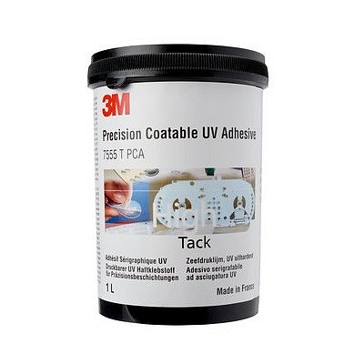 3M 7555 T PCA UV-fénnyel aktivált ragasztó, 1 liter