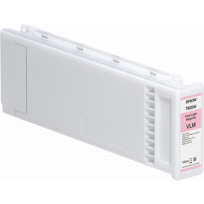 Epson T8006 C13T80060N világos bíborvörös (vivid light magenta) eredeti tintapatron
