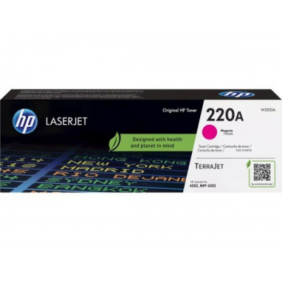 HP 220A W2203A bíborvörös (magenta) eredeti toner