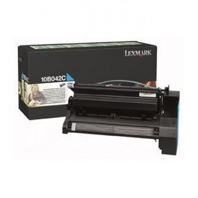 Lexmark 10B042C cián (cyan) eredeti toner