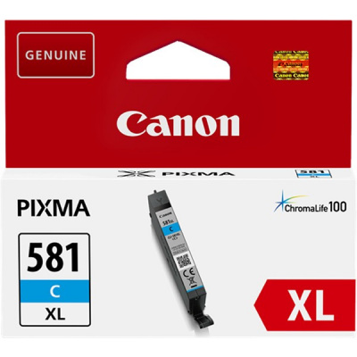 Canon CLI-581C XL cián (cyan) eredeti tintapatron