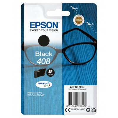Epson 408 C13T09J14010 fekete (black) eredeti tintapatron