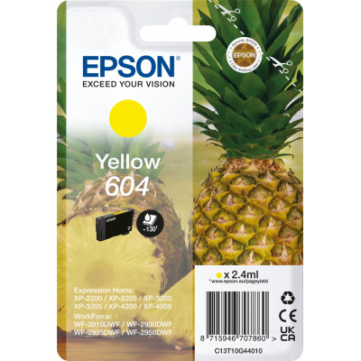 Epson 604 T10G440 C13T10G44010 sárga (yellow) eredeti tintapatron