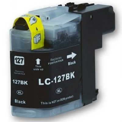 Brother LC-127XL fekete (black) kompatibilis tintapatron