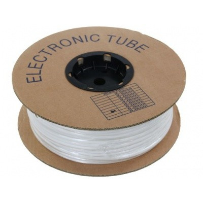 PVC jelölő csövek kerek 6,4mm, fehér, 100m