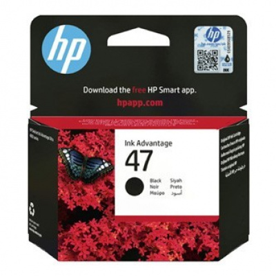 HP 47 6ZD21AE fekete (black) eredeti tintapatron