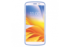 Zebra HC50 WLMT0-H50D8BBK1-A6, kézi adatgyűjtő, mit Notfalltaste, 2D, hot-swap, PTT, USB-C, BT, Wi-Fi, NFC, Android, GMS, white, blue