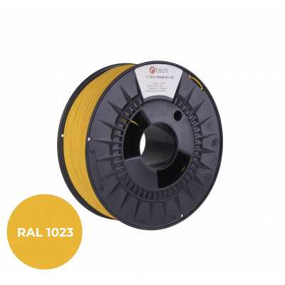 C-Tech 3DF-P-ABS1.75-1023 3D filament, PREMIUM LINE, ABS, RAL1023, 1,75mm, 1000g, Jelzősárga (Traffic yellow)
