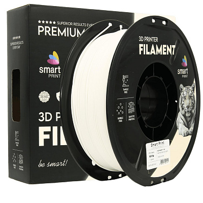 Smart Print FG-S215-E1, 3D filament, PETG Matte, 1,75mm, 1000g, Fehér (White)