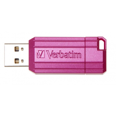 Verbatim 49067 Flash meghajtó Hi-Speed Store 'n' Go, 16GB, Pinstripe, USB 2.0, Forró rózsaszín