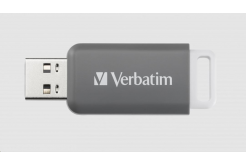 VERBATIM Flash Disk 128GB DataBar USB 2.0 Drive, szürke