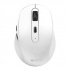 Marvo egér WM106W WH, 1600DPI, Bluetooth és 2,4GHz, optikai, 6 gombos, vezeték nélküli, fehér, beépített akkumulátor, irodai, halk, DUAL-MODE