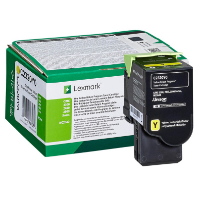 Lexmark C2320Y0 sárga (yellow) eredeti toner