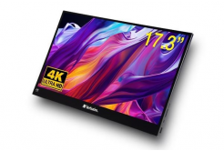 Verbatim PM-17-4K Hordozható érintőképernyős monitor 17,3", 4K Ultra HD, Metal Housing