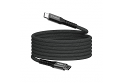 VERBATIM Kabel USB-C Sync & Charge, 100W, Magnetický, 120cm, černá