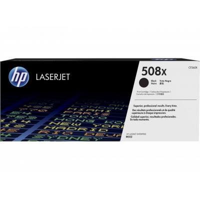 HP 508X CF360X fekete (black) eredeti toner