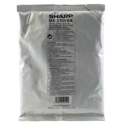 Sharp MX31GVBA fekete (black) eredeti developer