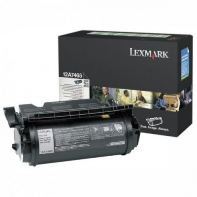 Lexmark 12A7465 fekete (black) eredeti toner