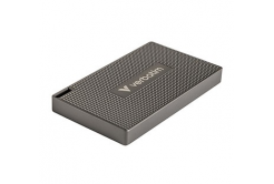 Verbatim 32030 Metal Mini SSD, Külső SSD meghajtó, 512GB, 2000 MB/s-R, 1750 MB/s-W, USB C, fekete