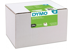 Dymo S0722360 papír címkék 89mm x 28mm, fehér, címzés, 24 x 130 db