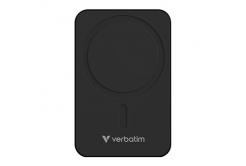 Verbatim 32223 vezeték nélküli töltéssel ellátott power bank, 5V, 20000mAh, fekete