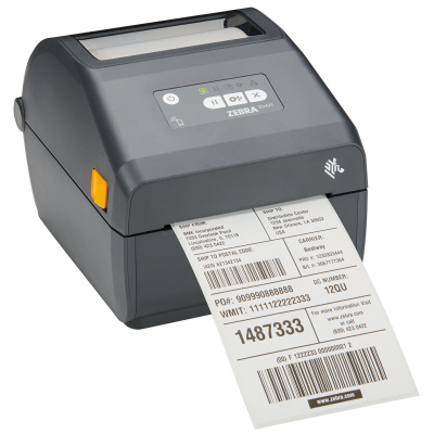 Zebra ZD421 ZD4A043-D0EX02EZ címkenyomtató, 12 dots/mm (300 dpi), RTC, USB, USB Host, BT, Wi-Fi, USB