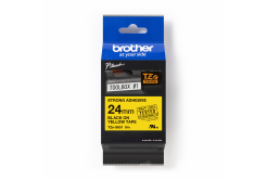 Brother TZ-S651 / TZe-S651 Pro Tape, 24mm x 8m, fekete nyomtatás/sárga alapon, eredeti szalag