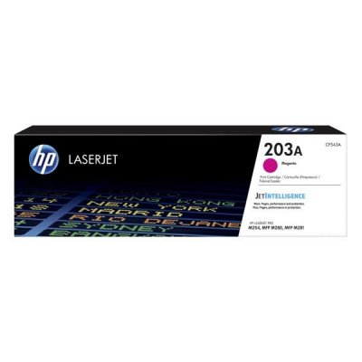 HP 203A CF543A bíborvörös (magenta) eredeti toner