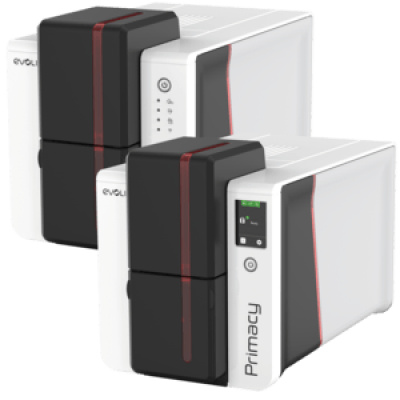 Evolis Primacy 2 PM2-0019, kártyonyomtató, SpringCard Crazy Writer HSP Contactless, dual sided, 12 dots/mm (300 dpi), smart, display, contactless, USB, Ethernet, kit (USB)