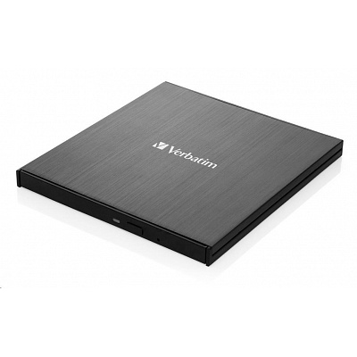 VERBATIM külső Slimline Blu-ray Writer mechanika (USB-C, USB 3.0) Ingyenes BR Disc 25GB (CD DVD BD + NERO)