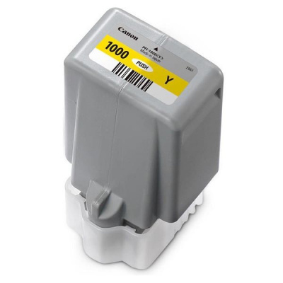 Canon PFI-1000Y, 0549C001 sárga (yellow) eredeti tintapatron