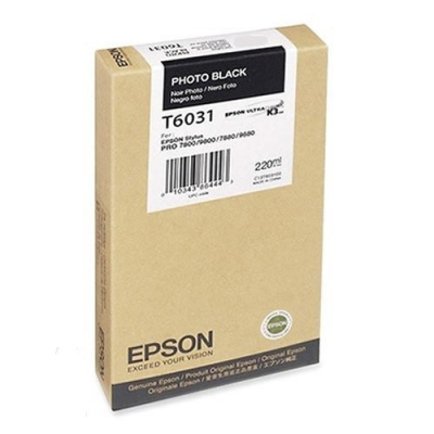 Epson T603100 foto fekete (photo black) eredeti tintapatron